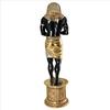 Design Toscano The Egyptian Grand Ruler Collection: Life-Size Thoth Statue atop a Temple Column Mount NE23862